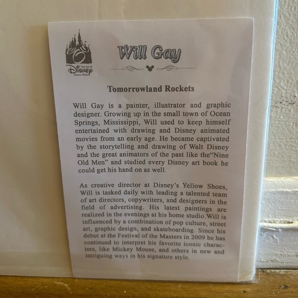 Disney Art by Will Gay - Picture 3 of 5